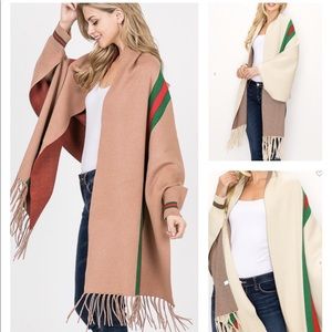 NWT Designer Inspired Poncho Wrap